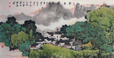 云壑清韵 61cm×244cm