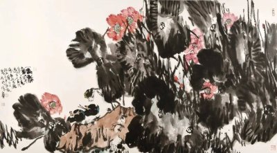 《一堂和氣》98x180cm