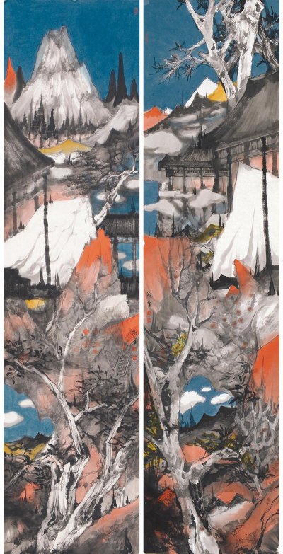 天高云扬 2017年 138X34X2