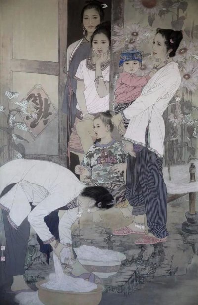 《守望家园》 130×200cm