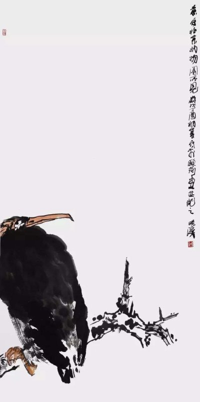 鱼鹰 68X136cm